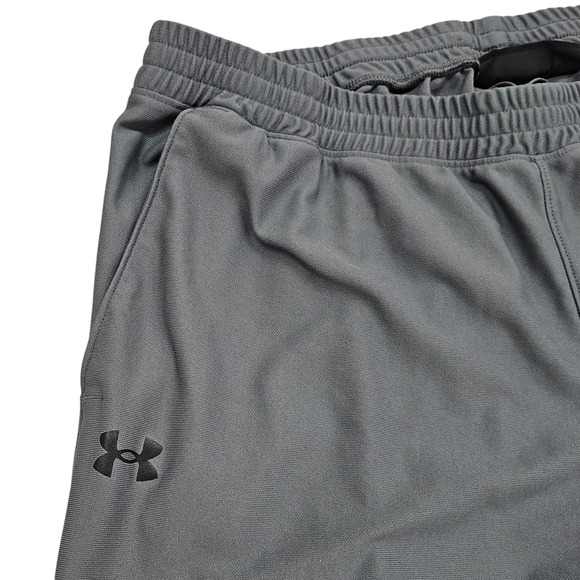 Under Armour Pants Mens XXL Grey Black Twister Track Lightweight Pull On - Picture 4 of 13
